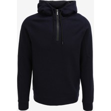 Fabrika Comfort Kapüşon Yaka Düz Lacivert Erkek Sweatshırt FC3WM-SWT326