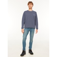 The Crow Normal Bel Dar Indigo - Taş Erkek Denim Pantolon TC5002