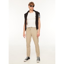 Gmg Fırenze Normal Bel Normal Paça Slim Fit Bej Erkek Pantolon GU23MFW01011