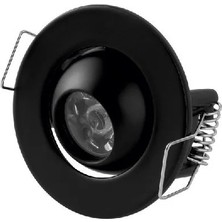 Cata 1,5W Power LED Ufo Spot Siyah Kasa (Günışığı)