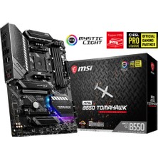 Msı Mag B550 Tomahawk Ddr4 5100MHZ 1xhdmı 1xdp 2xm.2 USB 3.2 Atx Am4 (3.nesi̇l Işlemci̇ Uyumlu)