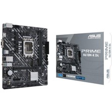 Asus Prıme H610MK D4 Ddr4 3200MHZ 1xvga 1xhdmı 1xm.2 USB 3.2 Matx 1700P (13. ve 12.nesi̇l Işlemci̇ U