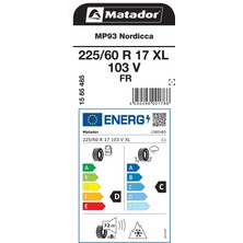 Matador 225/60 R17 103V Xl Fr Mp93 Nordicca Suv Kış Lastiği ( Üretim Yılı: 2023 )