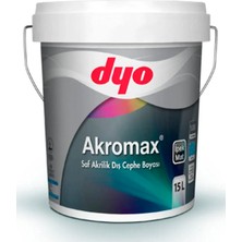 Dyo Akromax Saf Akrilik Dış Cephe Boyası Beyaz 2,5 Lt