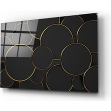 Miray Life Gold Halkalar Cam Tablo