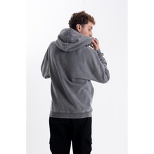Pull The Hood Unisex Oversize Eskitme Kapşonlu Sweatshirt
