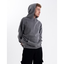 Pull The Hood Unisex Oversize Eskitme Kapşonlu Sweatshirt