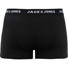 Jack & Jones Logolu Beli Lastikli 12'li Boxer Paketi
