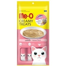 Me-O Kremalı Çizgili Orkinos Balıklı Kedi Sıvı Ödül Maması 4X15 gr