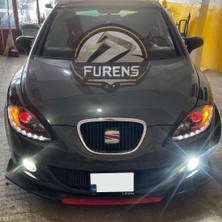 Seat Leon Mk2 Batman Yarasa Ayna Kapağı Piano Black 2005 2006 2007 2008 Uyumlu