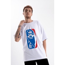 Pull The Hood Unisex Oversize Nba 2pac Oversize Tshirt