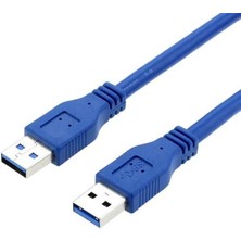 Concord C5602 50 cm Iki Ucu Erkek Çift Taraflı USB 3.0  To USB Kablo