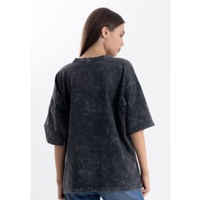 Pull The Hood Unisex Oversize Eskitme Love Metalica Tshirt