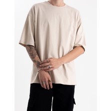 Pull The Hood Unisex Oversize Tshirt Taş