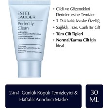 Estee Lauder Seyahat Boy Köpük Temizleyici & Arındırıcı Maske - Perfectly Clean Multi-Action Foam Cleanser 30ml