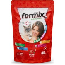 FORMİX Pouch Yetişkin Jöleli Kedi Konservesi 85 gr Kuzulu (6ADET)