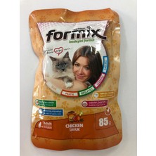 FORMİX Pouch Yetişkin Jöleli Kedi Konservesi 85 gr TAVUKLU(6ADET)