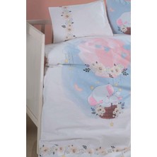 Clasy Bambi Pudra %100 Pamuk Bebek Nevresim Takımı