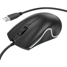 Hoco GM19 Rgb LED Işıklı Gamer Oyuncu Kablolu Optik Mouse