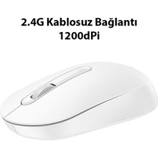 Hoco GM14 Platinium 1200DPI 2.4g Bluetooth Kablosuz Optik Mouse