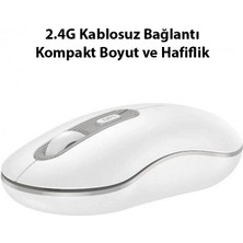 Hoco GM21 Platinium 1600DPI 2.4g Bluetooth Kablosuz Optik Mouse