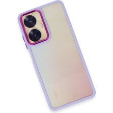 Newface Realme C55 Kılıf Dora Kapak - Lila