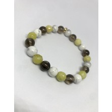 Doğaltaş Havlit-Dumanlı Kuvars-Zebercet Bileklik