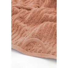 Green Black By Ecocotton Anisa Terra Pamuk Jakarlı 3 Parça Hamam Havlu Seti
