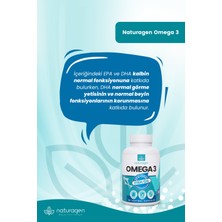 Naturagen 1200 mg Omega 3 Fish Oil Balık Yağı 60 Yumuşak Kapsül