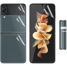 Miscase Samsung Z Flip 4 İle Uyumlu Ön & Arka Full Body Esnek Nano Çizilmez Ekran Koruyucu