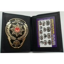 Aldatmaz Özel Güvenlik Rozetli Cüzdani+Kemer Rozeti Al.-Sıvıle Satılmaz-Sadece Özel Güvenlik Görevlisi Satın Alabılır.