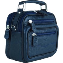 MÇ Deri Erkek El ve Omuz Askılı Deri Çanta Hakiki Dana Derisinden