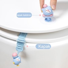 Maskot Ev Karikatür Silikon Tuvalet Kapağı (Yurt Dışından)