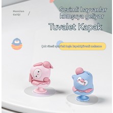 Maskot Ev Karikatür Silikon Tuvalet Kapağı (Yurt Dışından)