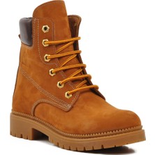 Ayakmod 90001-9 Tarçın Içi Polarlı  Deri Unisex Bot