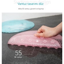 Maskot Çap 31 cm Silikon Banyo Ayak Sırt Masaj Pedi (Yurt Dışından)