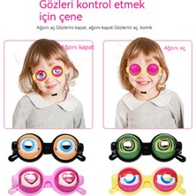 Maskot Çocuklar Için Yaratıcı Göz Kırpma Sevimli Şekilli Gözlük Oyuncak (Yurt Dışından)