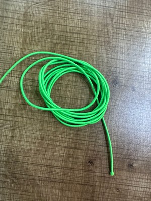Gönülden Tasarım 03MM Neon Yeşil Fosforlu Lastil Giyim Dikiş Aksesuarı 1 Metre