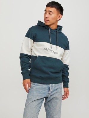 Jack & Jones Jorlakewood Sweat Hood Bf Ln Erkek Sweatshirt