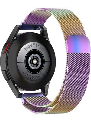 NovStrap Huawei Watch Gt6/Gt5/Gt4/Gt3/Gt2 46mm Pro/Se/Elite ile Uyumlu Kordon 22mm Metal Hasır Çelik Kayış
