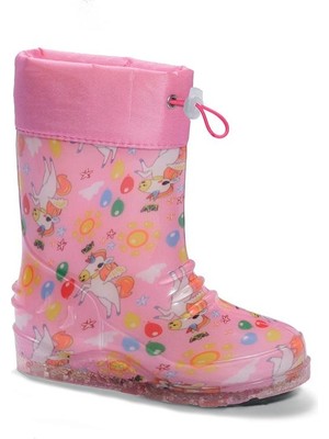 Sanbe 901 Y 3102 24-25 / 34-35 Kız Yağmur Çizmesi Pembe