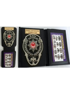 Özel Güvenlik Rozetli Cüzdan (2)Adet,al-Sıvıle Satılmaz-Sadece Özel Güvenlik Görevlisi Satın Alabılır.