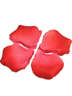 Vipfoni Sevgililer Günü 450 Adet Kırmızı Yapay Kumaş Gül Yaprakları