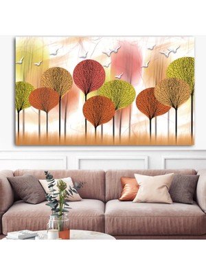 AR AJANS KANVAS TABLO  Soyut Doğa Tasarım Kanvas Tablo DR069