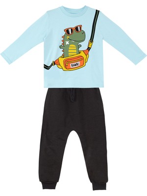 Denokids Dino Erkek Çocuk T-Shirt Eşofman Altı Takım