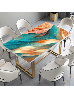 Sticker Art Masa Kaplama Folyosu Mobilya Masa Kaplama Folyoları Mermer Ebru Doku