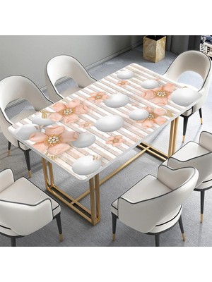 Sticker Art Masa Kaplama Folyosu Mobilya Masa Kaplama Folyoları Çiçek Şekiller