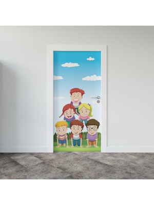 Sticker Art Kapı Giydirme Kapı Sticker Folyosu Çocuk