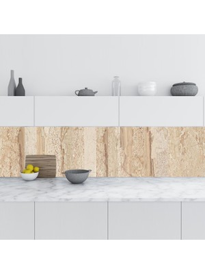 Sticker Art Mutfak Tezgah Arası Folyo Fayans Kaplama Folyosu Interio 60X200 cm