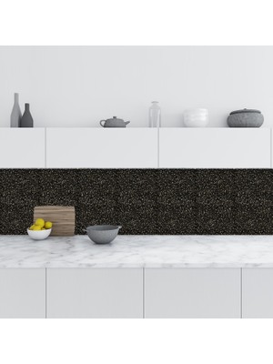 Sticker Art Mutfak Tezgah Arası Folyo Fayans Kaplama Folyosu Granit Desen 60X300 cm